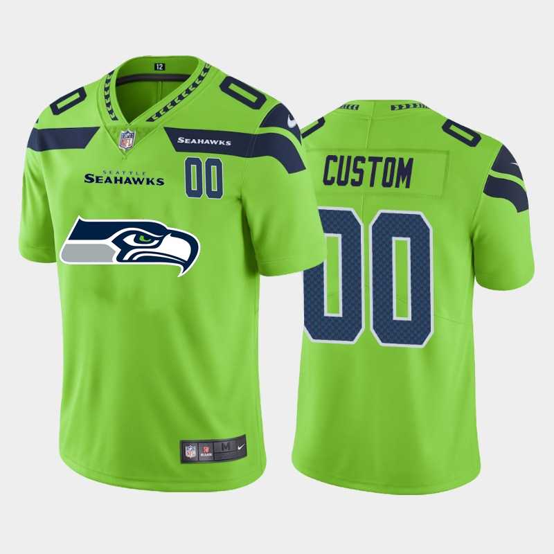 Nike Seahawks Customized Green Team Big Logo Number Vapor Untouchable Limited Jersey,We sell and wholesale Nike Seahawks Customized Green Team Big Logo Number Vapor Untouchable Limited Jersey on line form chian!